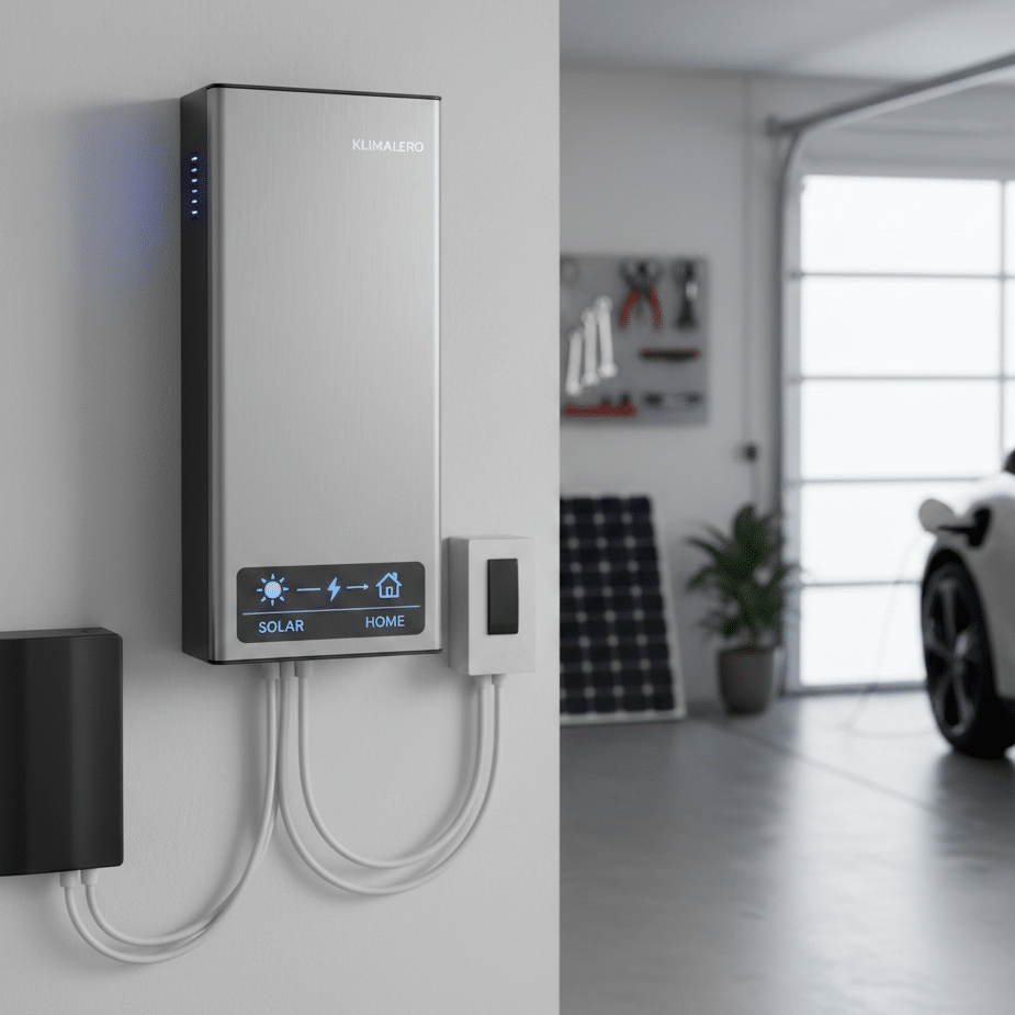Moderner Solar Batteriespeicher